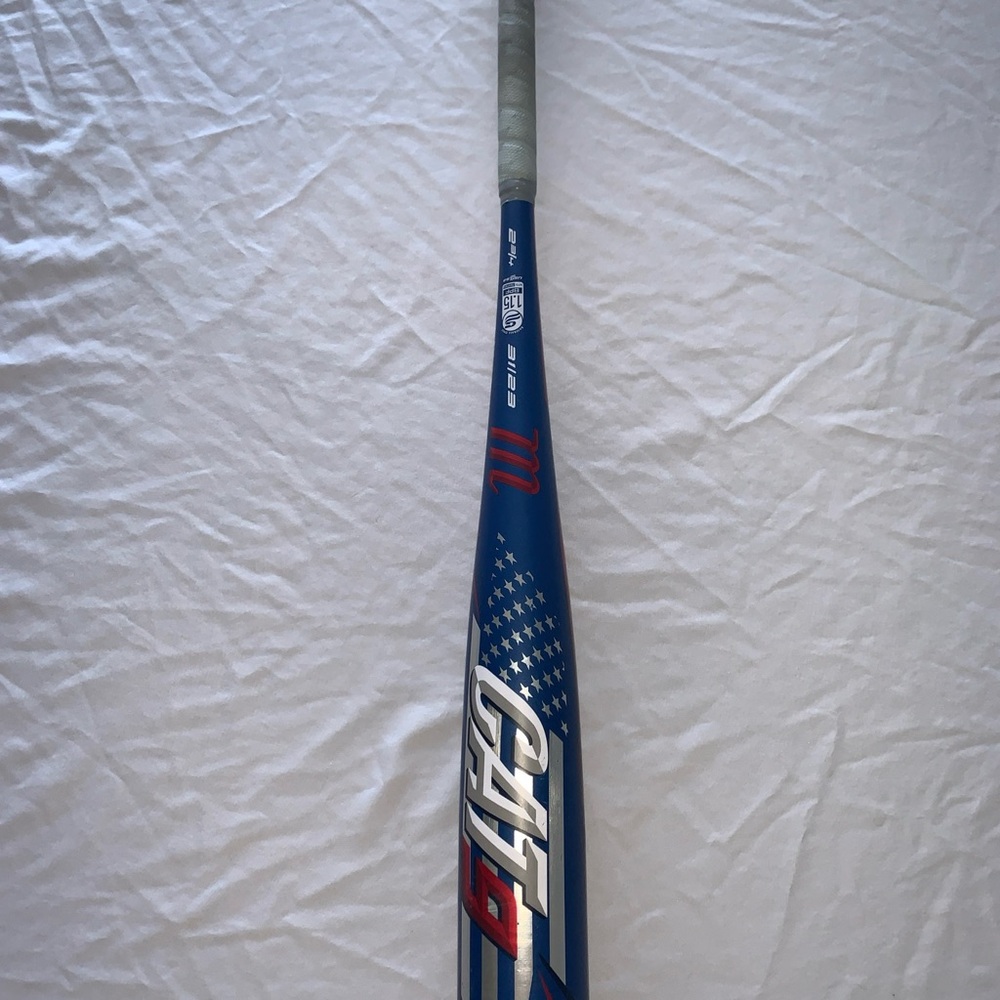 Marucci CAT9 Baseball Bat - Blue and Silver